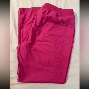 Cherokee Fuchsia Scrub Pants